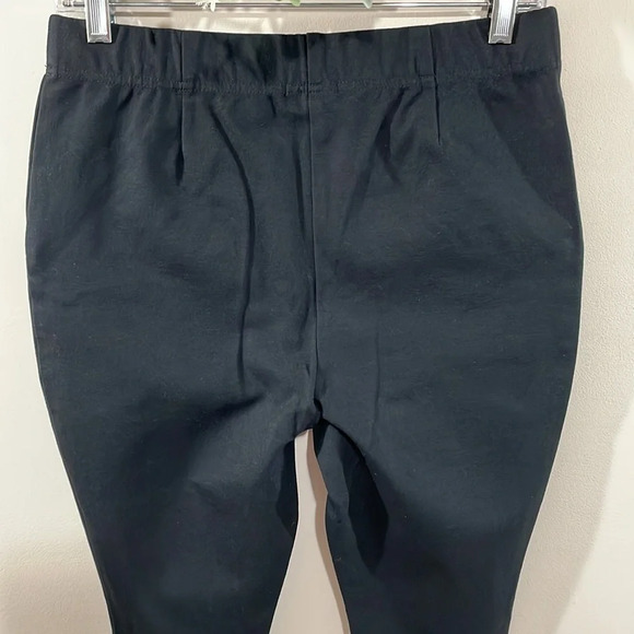 NWOT J. Jill Ponte Smoothing Leggings Black Front Zipper Pockets S - Picture 5 of 15
